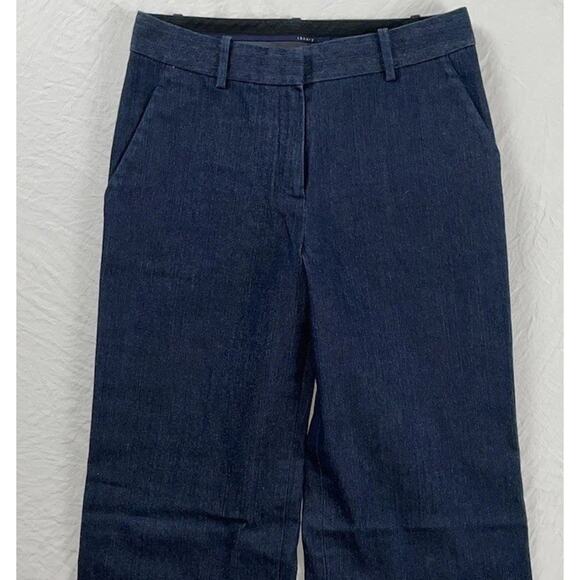 Theory Gyander Spring Denim Flare Leg Jeans Women's Size 2 - Picture 1 of 8